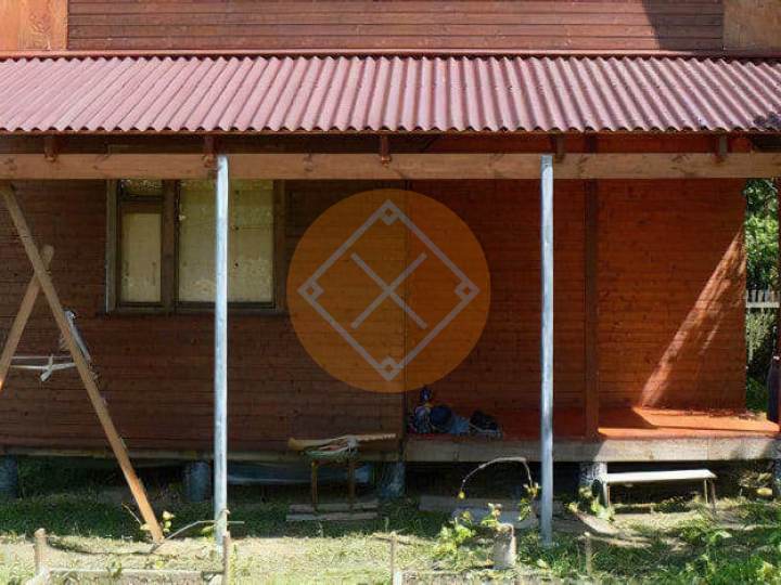 односкатный навес с ондулином